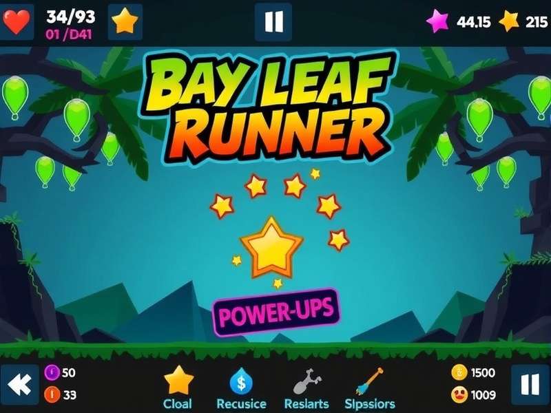 Bay Leaf Blast Runner gameplay screenshot